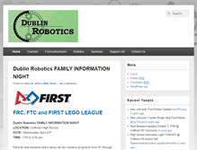 Tablet Screenshot of dublinroboticsboosters.org